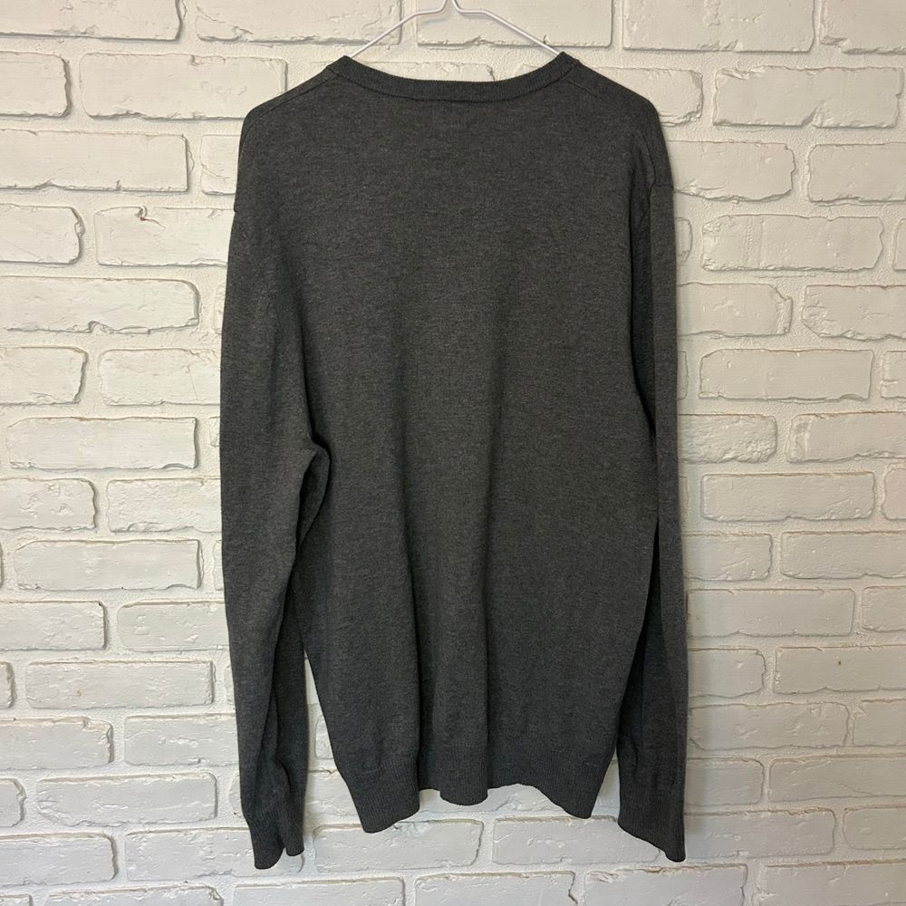 Old Navy Pullover V-neck Charcoal Gray Sweater - Picture 5 of 5